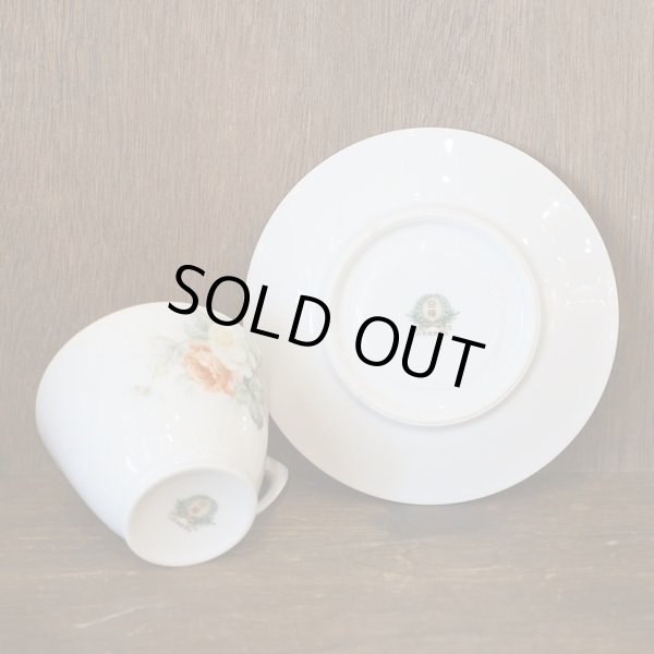 画像5: アンティーク　オールドノリタケ　日本陶器　カップ＆ソーサー　花柄（ほ2770）