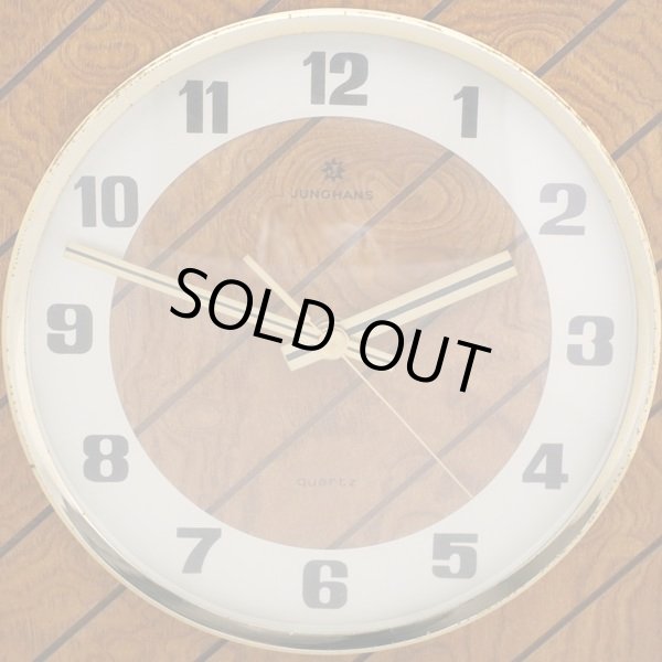 画像3: ドイツ　JUNGHANS　ユンハンス　掛け時計　ウォールクロック　ウッドフェイス　ユーズド品（店2855）