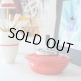 画像: 赤い唇形灰皿　ユーズド品