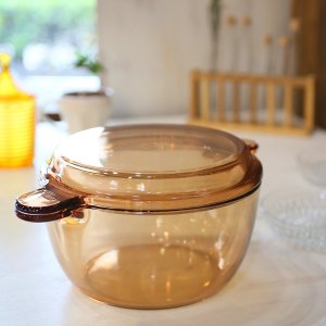 フランス VISION コーニング ガラスフライパン小 18cm 未使用
