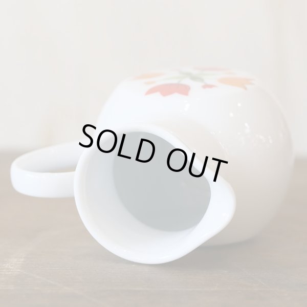 画像5: ノリタケ　レトロ　クリーマー/ミルクポット　チューリップ柄　未使用品（ケ3046）