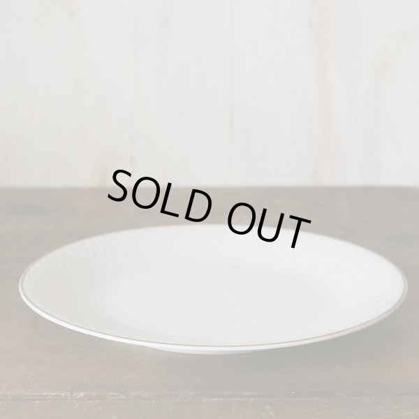 画像2: KOWA　レトロ　プレート/大皿　白エンボス　未使用品（テ3310）