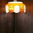 画像4: ナショナル　レトロ　ペンダントライト/吊り下げ照明　フラワー　オレンジ　ユーズド品