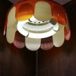 画像6: ナショナル　レトロ　ペンダントライト/吊り下げ照明　フラワー　オレンジ　ユーズド品