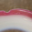 画像9: アンティーク　氷コップ　古いガラス器　乳白色×赤縁（か3410）