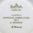 画像7: ドイツ　Rosenthal　ローゼンタール　スタジオライン　エスプレッソカップ＆ソーサー　No.2　CUPOLA　B.BRENNER　未使用品　箱付き（Z3426）