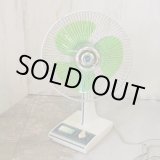 画像: SANYO　三洋電機　サンヨー扇風機　卓上扇　EF-6FB　グリーン　ユーズド品