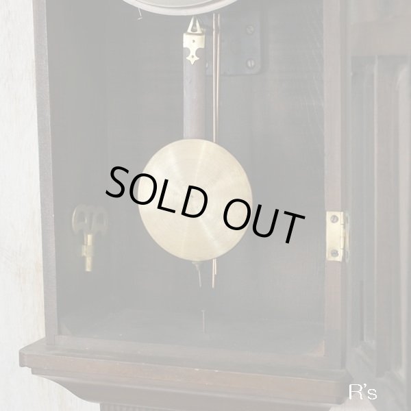 画像7: 堀田時計店　CROWNFAN　レトロ　ゼンマイ式振り子時計/掛け時計　ユーズド品（店3718）