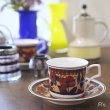 画像1: NARUMI　鳴海製陶　コーヒーカップ＆ソーサー　花柄　未使用品（み3958）