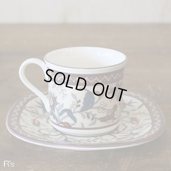 画像4: MIKASA　ミカサ　コーヒーカップ＆ソーサー　ETHNIC　MK294　未使用品（い4090）