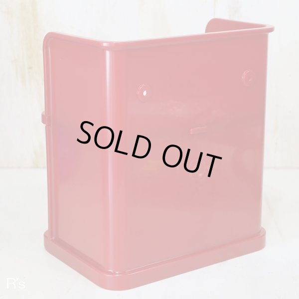 画像4: Cooking　MATE-B　レトロ　調味料保存ケース4個セット　調味料ラック　赤　仕分けシール付き　未使用品（ネ4102）