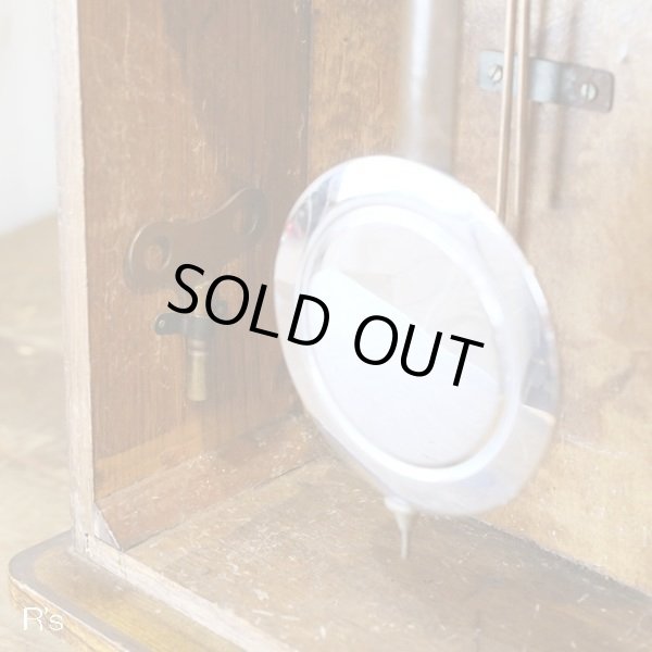 画像7: 明治時計　振り子時計　レトロ　柱時計　木製　11days　ユーズド品（店4194）