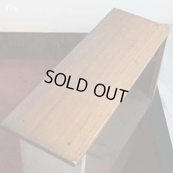 画像5: レトロ　シャビーシック　木製　カウンターテーブル　ユーズド品（店4339）