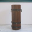 画像2: カリモク　木製　傘立て　アンブレラスタンド　樽型　ユーズド品（店4342）