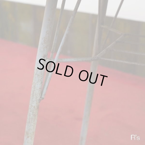 画像7: シャビーシック　レトロ　アイアン　デコラテーブル　サイドテーブル　カスタムメイド品（店4345）