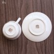 画像5: SEYEI　セーエー陶器　NEWBORN　Opal　China　カップ＆ソーサー　白　未使用品（ケ4370）