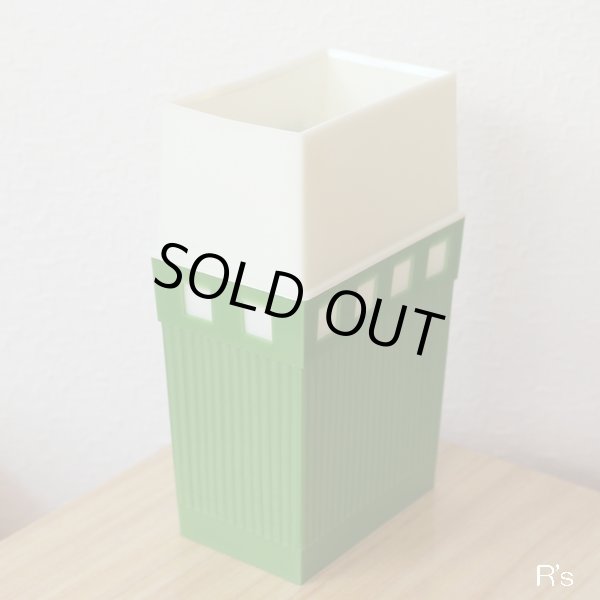 画像4: レトロ　長方形スタンド　しゃもじ入れ　グリーン　未使用品（ｓ4385）