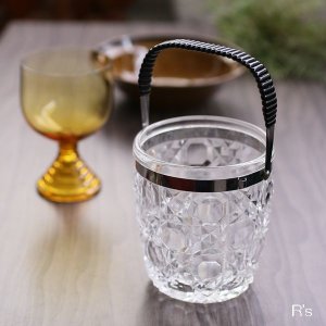 画像: M.TAKA　エムタカ　ガラスアイスペール　ユーズド品（ｄ4436）