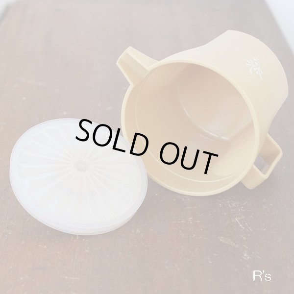 画像6: タッパーウェア　クリーマー　フレーバーケース　調味料入れ　柄付き　イエロー　ユーズド美品（T4576）