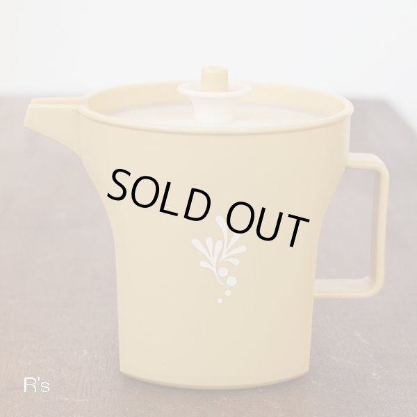 画像2: タッパーウェア　クリーマー　フレーバーケース　調味料入れ　柄付き　イエロー　ユーズド美品（T4576）