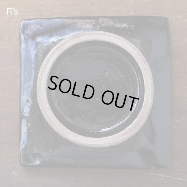 画像6: 四角張高台皿　脚付き正方形皿　月　未使用品（箱12　4585）