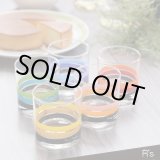 画像: 佐々木硝子　ピエールカルダン　オンザロックセット　M71-1027　ロックグラス5色セット　未使用品　箱付き（つ4656）