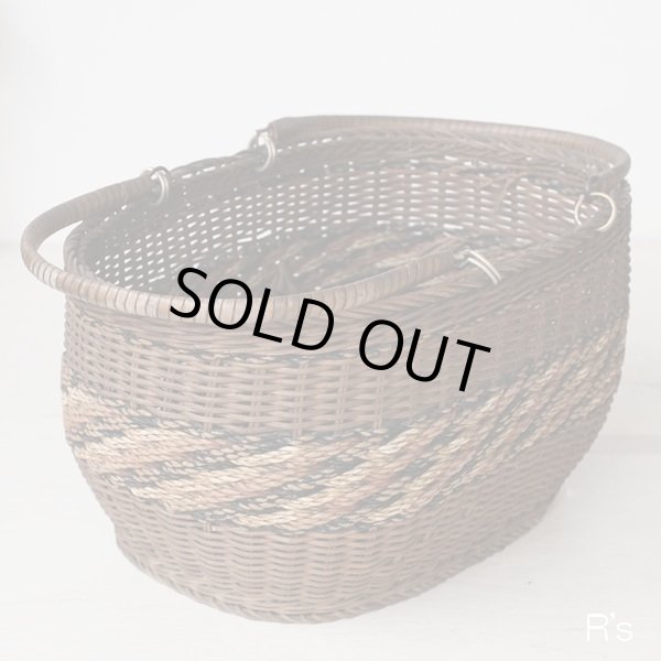 画像3: 古いカゴ　バスケット　アンティーク品（店4727）