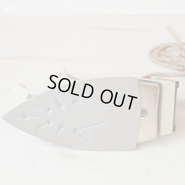 画像9: レトロ　三菱カセットスチームアイロン　AS-602ST　ブルー　ケース付き　ユーズド品（店4781）