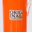 画像3: ADAM&EVE　アダム＆イブ　たち吉　オリジナル　レトロ　ガラスフラワーベース　オレンジ　デッドストック品（ヲ6）