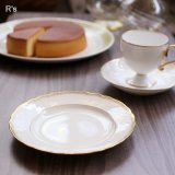 画像: ノリタケ　SALUTATION　17ｃｍプレート　ケーキ皿　4309　金彩　未使用品（ｋ4864）