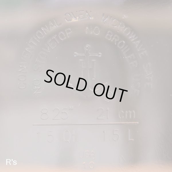 画像5: U.S.A.　アンカーホッキング　21ｃｍ　ガラスキャセロール　1.5L　ユーズド品（ａ4879）