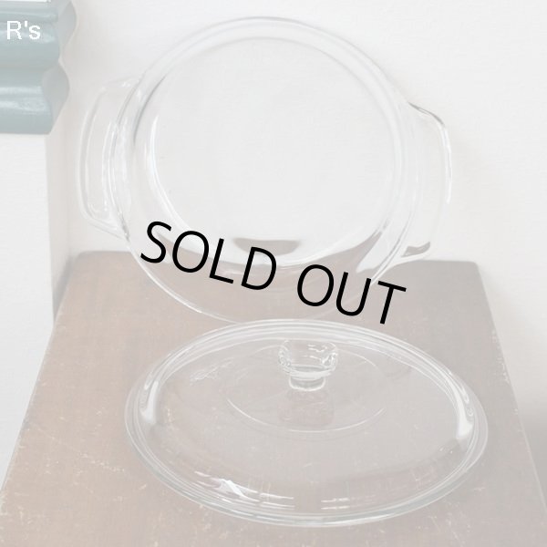 画像4: U.S.A.　アンカーホッキング　21ｃｍ　ガラスキャセロール　1.5L　ユーズド品（ａ4879）