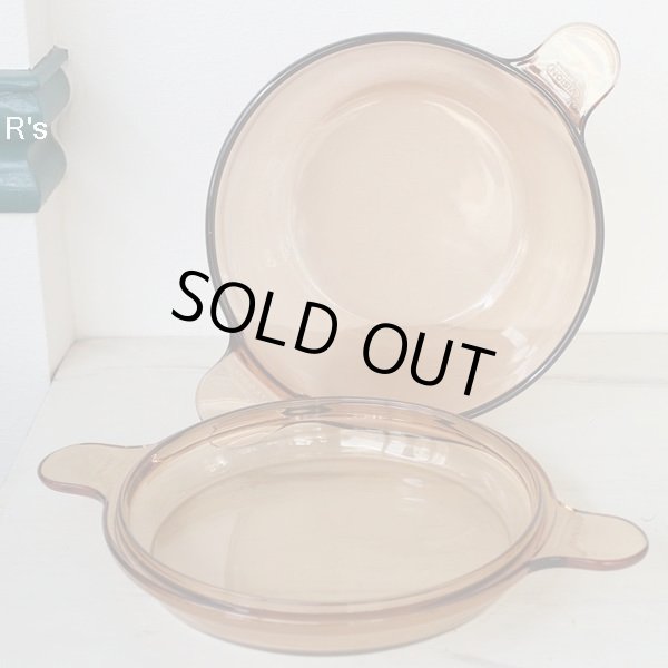 画像3: フランス　VISION　コーニング　ガラス両手鍋　アンバー　3L　未使用品（店4886）