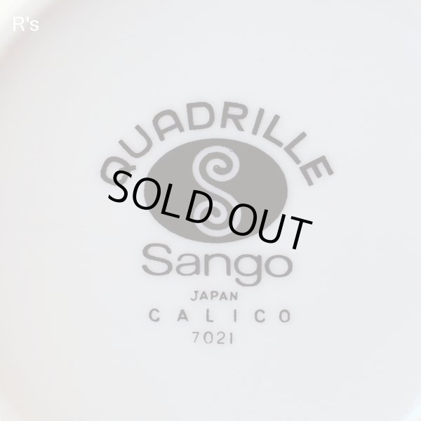 画像6: Sango　三郷陶器　QUADRILLE　マグカップ　CALICO　7021　未使用品（ヲ4900）