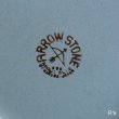 画像5: KASUGA　ARROW STONE　31ｃｍプレート　ストーンウェア　大皿　ブルー　未使用品（ク4917）