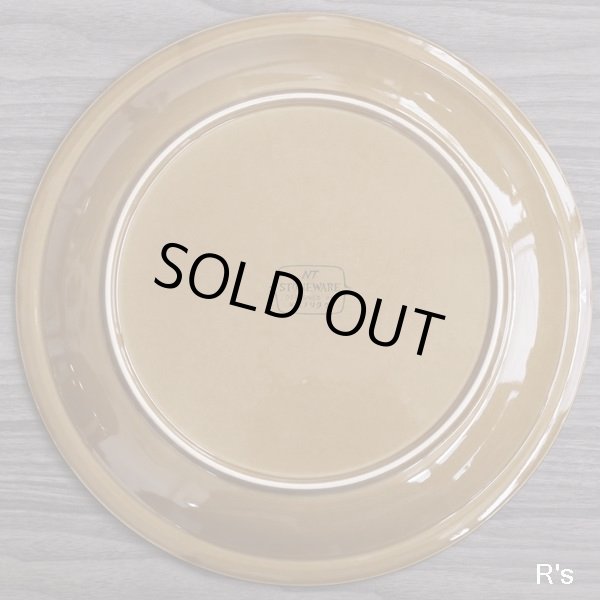 画像5: ノリタケ　NT　ストーンウェア　大皿　31ｃｍプレート　ブラウン　未使用品（BB4955)