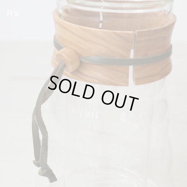 画像3: HARIO　ハリオ式珈琲　ダブルグラスコーヒープレス　オリーブウッド　DGC-40-OV　未使用品　箱付き　取扱説明書付き（店4957）