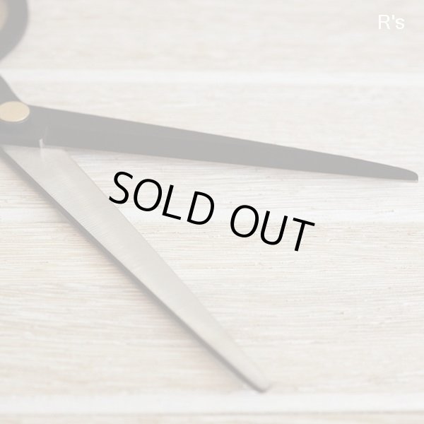 画像7: ステンレス　スタイリッシュなハサミ　黒×金　未使用品　箱付き（セ4992）