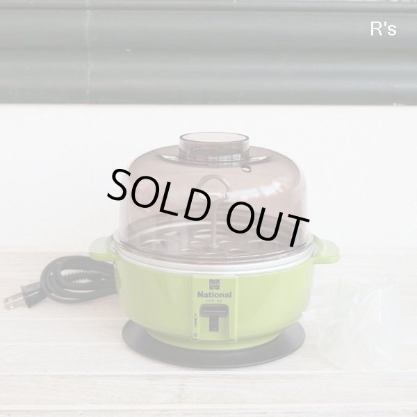 画像2: ナショナル　レトロ　電気卵ゆで器　NW-40　グリーン　未使用品　箱付き　取扱説明書付き（ｆ4999）