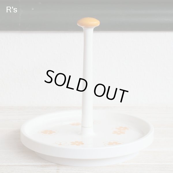 画像3: 岐阜プラスチック工業　リス　レトロ　卓上調味料スタンド　回転台　トレビアン　オレンジ　未使用品（ｊ5051）