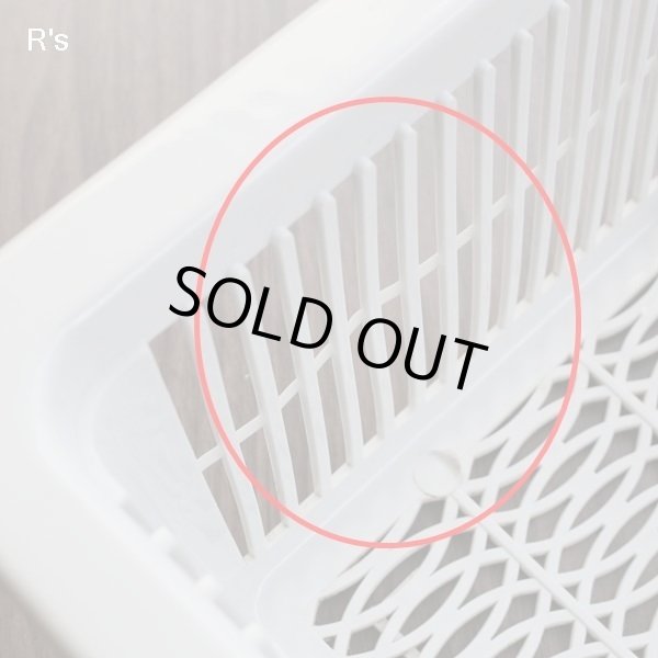 画像7: Ｙ・Ｋ印　ヨシカワ　レトロ　水切りカゴ　蓋付き　ブルー　ユーズド品（店5083）