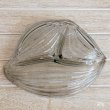 画像4: レトロ　ガラスプレート　仕切り皿　おつまみ皿　未使用品（ｒ5103）
