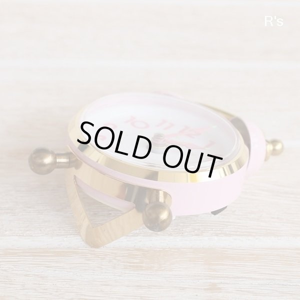 画像5: シチズン　レトロ　目覚まし時計　ミニ　ツインベルクロック　ピンク　ユーズド美品（ヨ5147）