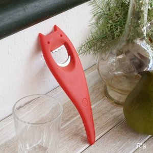 画像: イタリア　ALESSI　アレッシィ　DIABOLIX　ボトルオープナー　赤　未使用品（ヨ5146）
