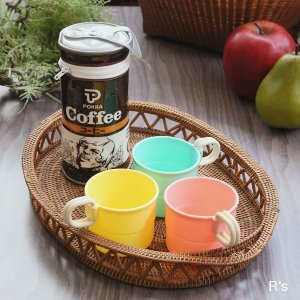 画像: POKKA　ポッカ　Coffee　コーヒー缶型レジャーセット　コップ3個のみ　未使用品（ツ5176）