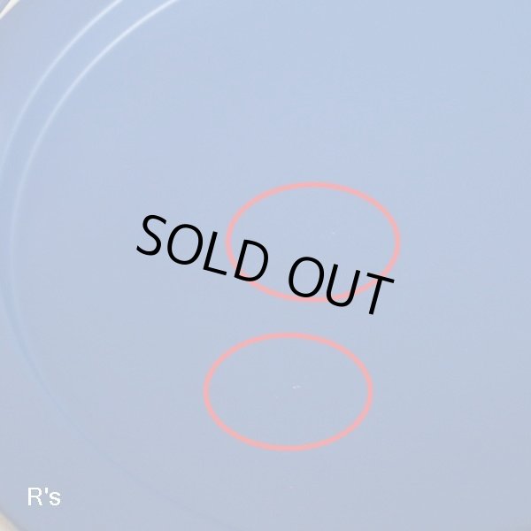 画像3: イタリア　HABITAT　サーブトレー　rede　スチール製　丸盆　青　未使用品　箱付き（箱13　5183）