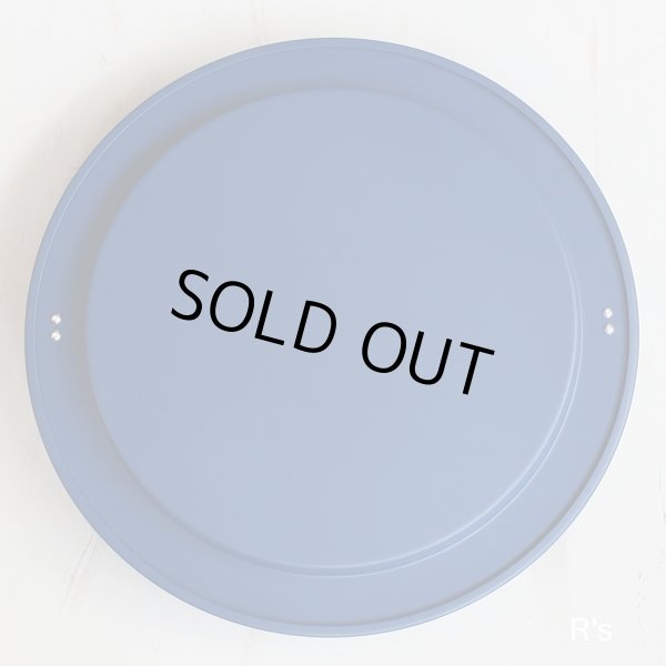 画像5: イタリア　HABITAT　サーブトレー　rede　スチール製　丸盆　青　未使用品　箱付き（箱13　5183）