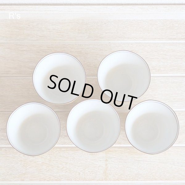 画像4: 橘吉　黄交趾　湯呑み　5客揃え　未使用品（チ5204）