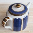 画像3: Sango　三郷陶器　ティー・コーヒーポット　Country　Song　青×茶　未使用品（EE5206）
