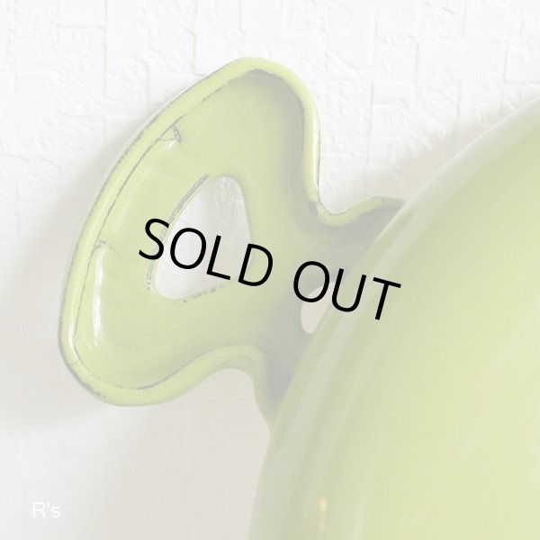 画像8: ホーロー　グラタン皿　グリーン　未使用品（L1793）